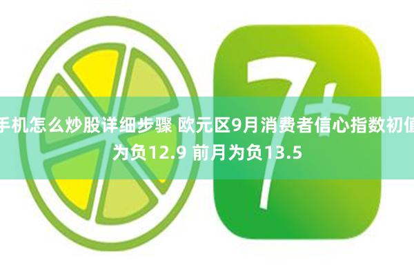 手机怎么炒股详细步骤 欧元区9月消费者信心指数初值为负12.9 前月为负13.5