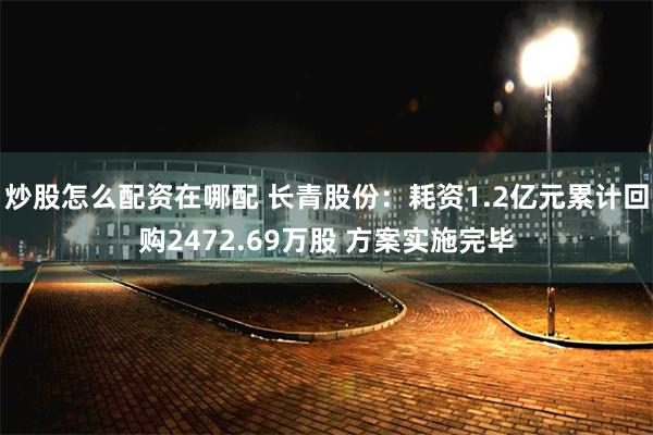 炒股怎么配资在哪配 长青股份：耗资1.2亿元累计回购2472.69万股 方案实施完毕